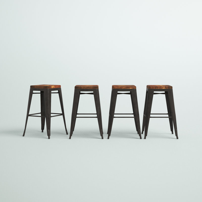 Zipcode Design™ Irvington Solid Wood Bar & Counter Stool & Reviews
